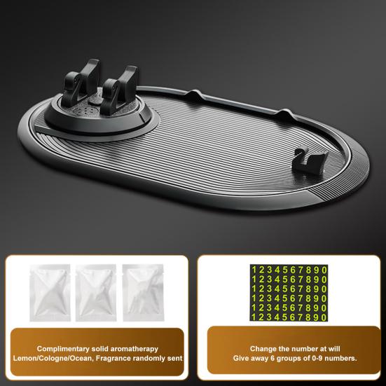 Все на 1 360 градусов, вращающийся нескользящий держатель для телефона, автомобильный противоскользящий коврик, кронштейн, силиконовый коврик для приборной панели, липкий кронштейн для телефона, коврик для автомобильной приборной панели