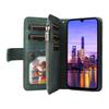 For Samsung Galaxy A17/A26 5G/A16 5G/A16 4G Leather Case with Strap Zipper 9 Card Slot Phone Cover Stand