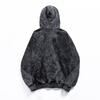 24 American High Street Trendy Brand Vintage Distressed Washed Double-Headed Gorilla Print Hoodie, Loose Hoodie for Men and Women