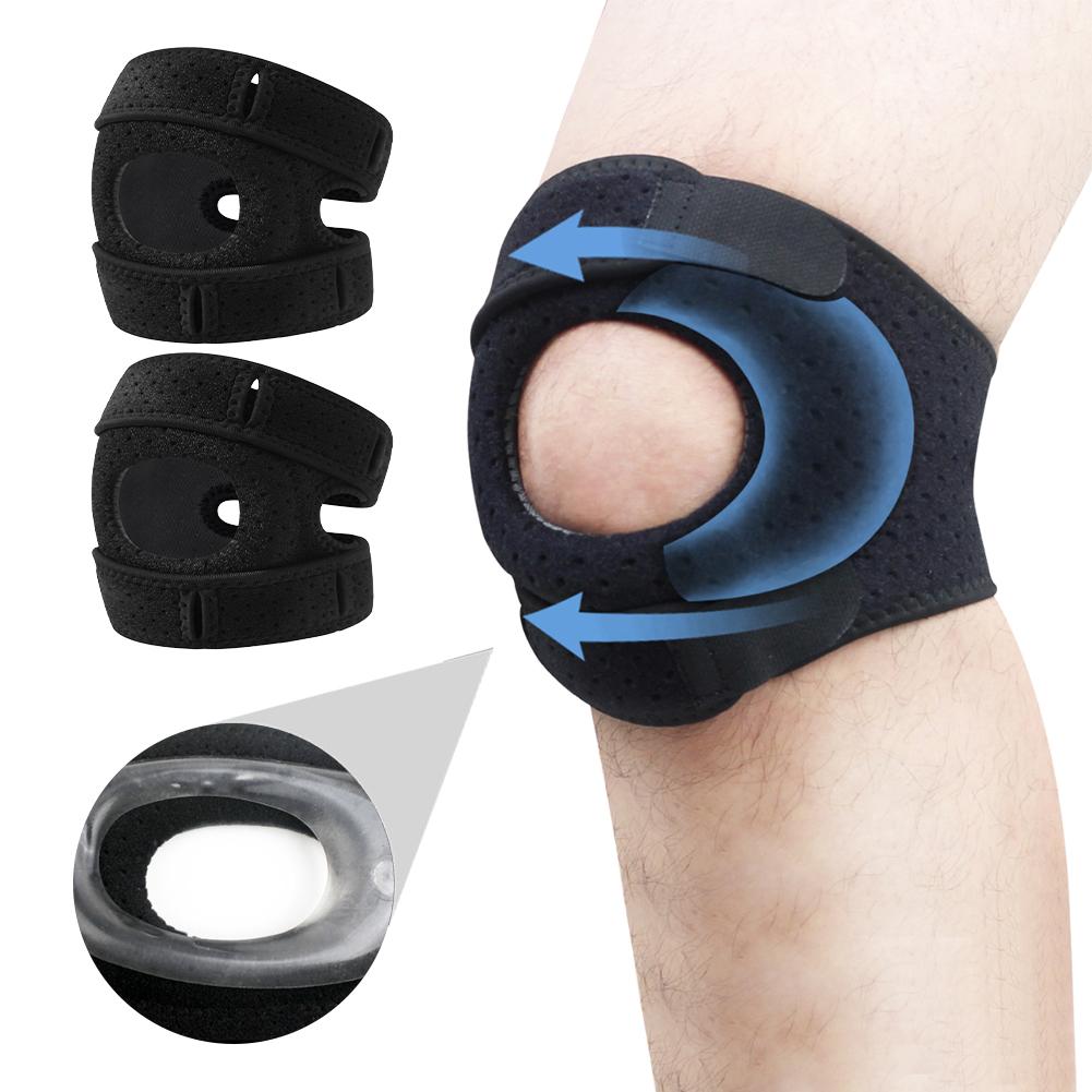 Patella Knee Brace Adjustable Patella Knee Support Patella Tendon Knee Strap for Basketball Volleyball Squats