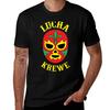 Lucha Krewe Official Logo  Dark Ts TShirt Festival Short Sleeve TShirt