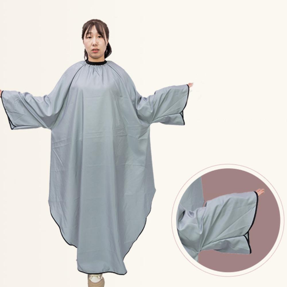 Профессиональная накидка с длинным рукавом для стрижки волос, водонепроницаемая, салонная парикмахерская ткань, парикмахерская