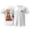 2025 American Vintage One Piece X Burger King Luffy Sanji T-shirt Print Summer Men's and Women's Pure Cotton Streetwear