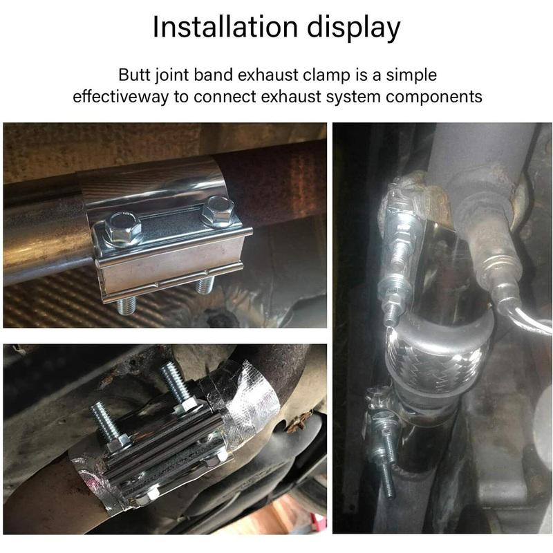 Exhaust Clamp Sleeve Coupler Replaced Part Clip Replacement Multipurpose