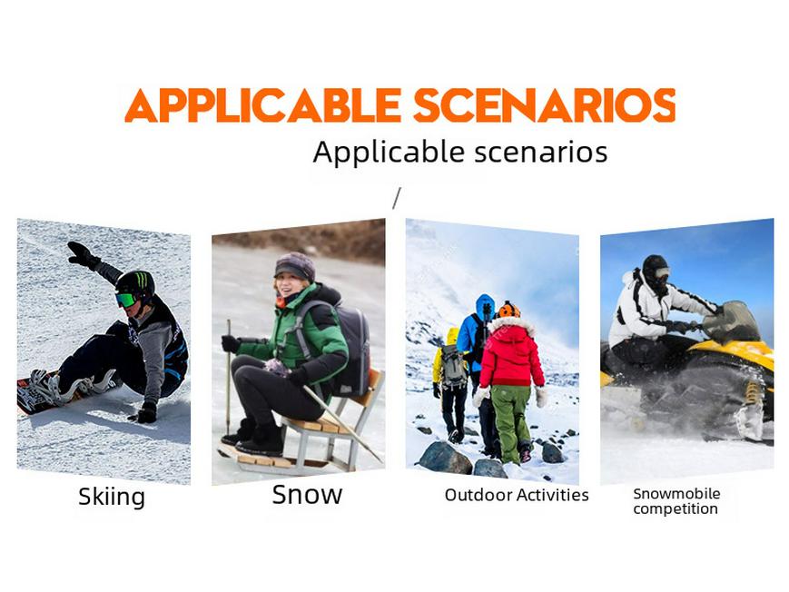 Новые акции: Водонепроницаемые перчатки для сноуборда с двумя пальцами, совместимые с сенсорным экраном, с пятью пальцами