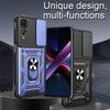 Slide Camera Lens Armor Hybrid Phone Shockproof Case For ZTE Nubia Focus 5G Magnetic Ring Stand Heavy Duty Protection Cover For ZTE Nubia Neo 3 2 Capa