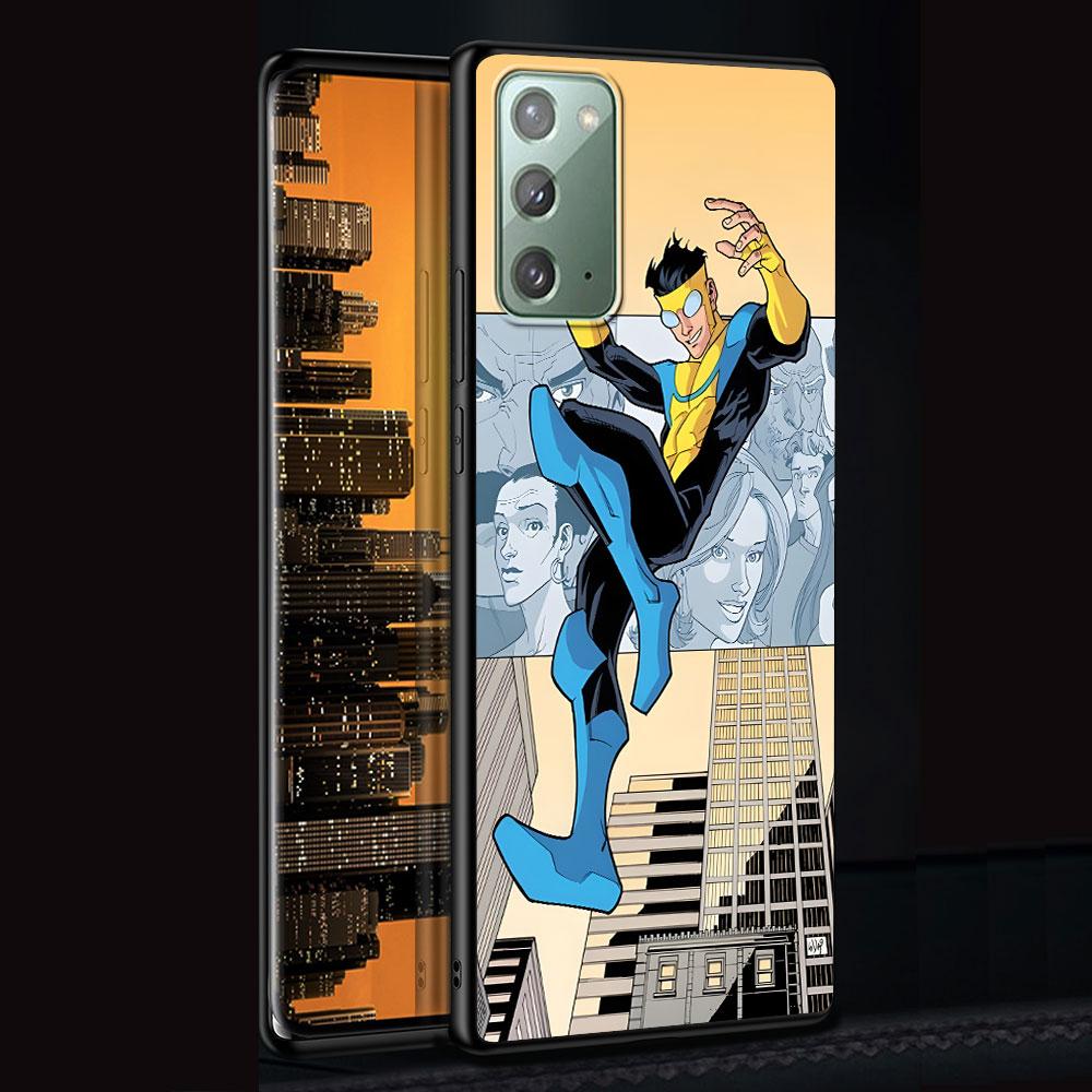 Неубиваемый Чехол для Samsung Galaxy Note 20 Ultra 8 10 Lite 9 TPU Чехол для Телефона Note 10 Plus Черный Мягкий Чехол Funda Capa