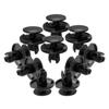 50Pcs 8mm Hole Plastic Push Pin Rivet Fastener Clips For Car Bumper Door Trim