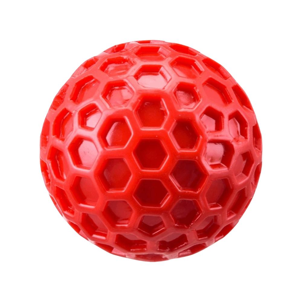 Rubber Dog Sound Ball Interactive Squeaky Dog Toy Easy To Clean Dog Chew Toy  Indoor Play