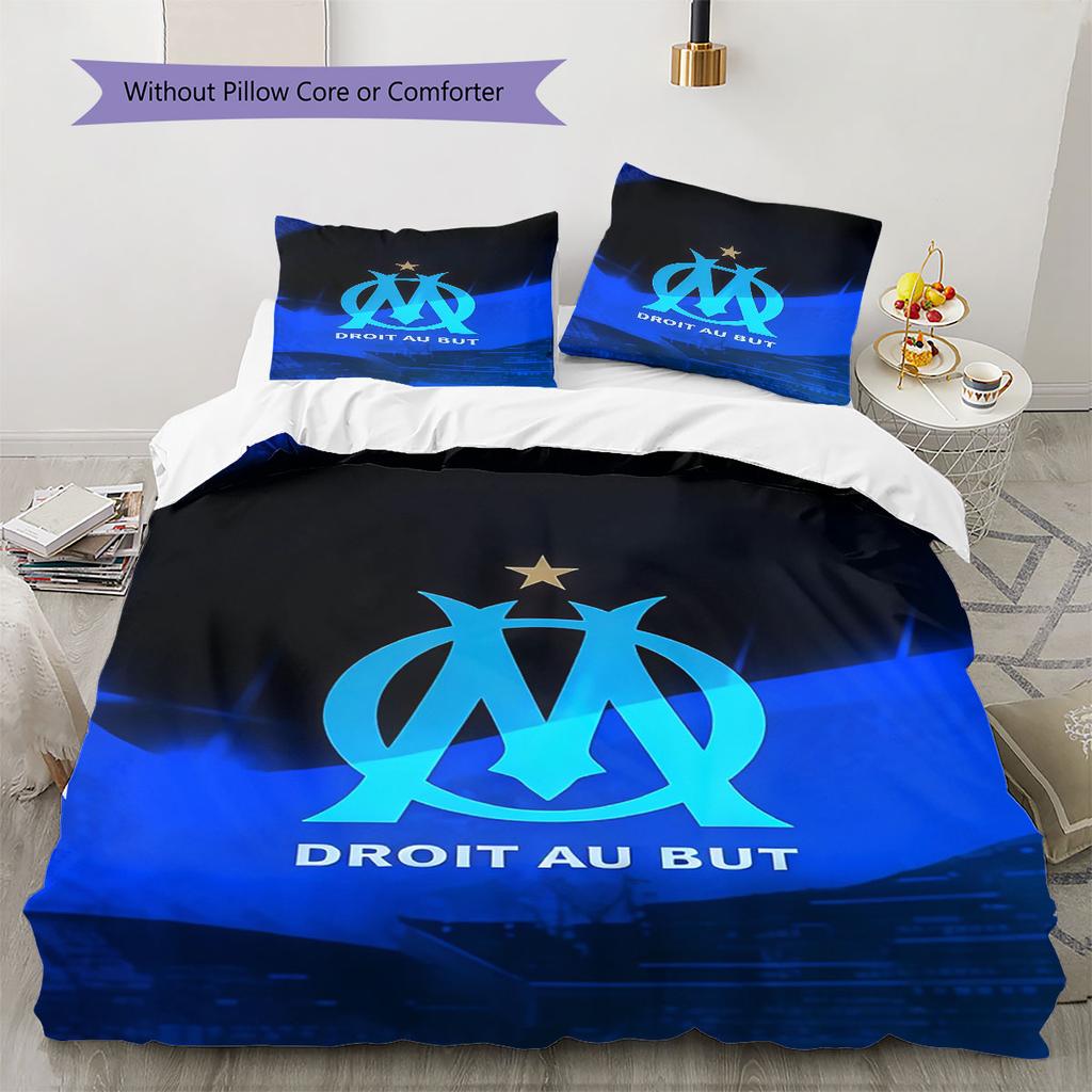OM poster Bedding Quilt Set Quilt Cover Pillowcase Home Decoration Birthday Gift (1 * duvet cover + 2 * pillowcase, without core)
