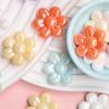 Товары для домашней вечеринки Шармы Креативный материал ручной работы 31,3 мм Для изготовления ювелирных изделий 5 шт. Ювелирные аксессуары Рассыпные бусины Бисероплетение Форма цветка Акрил Сделай сам