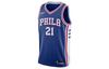 Джоэл Эмбиид Филадельфия 76ers 2023/24 Икона Детская майка Nike Nba Swingman 864501-497