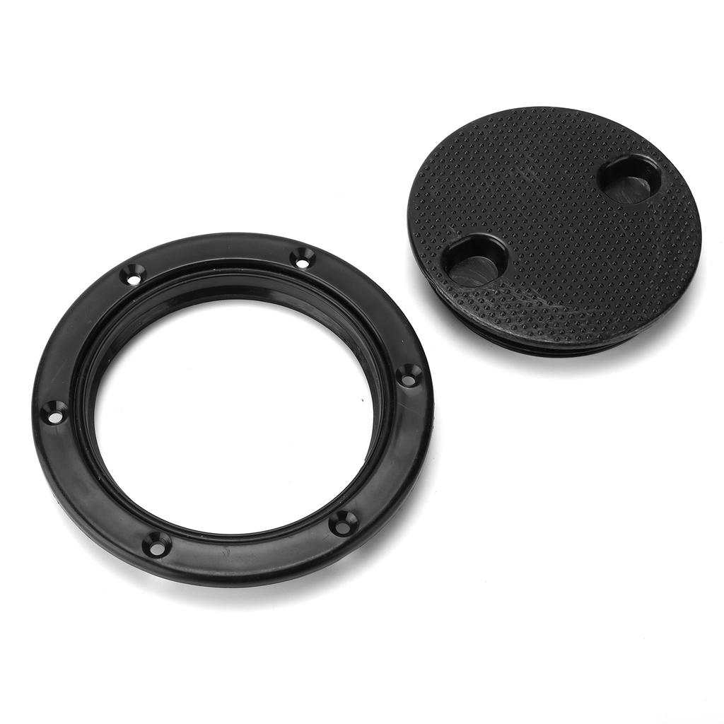 4in Round Deck Plate Access Inspection Hatch Cover UVResistant for Marine Yacht Fishing Boat RV