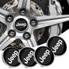 4Pcs 60MM Car Wheel Center Hub Cap Car Accessories for JK Gladiator Compass Renegade Grand Cherokee Wrangler