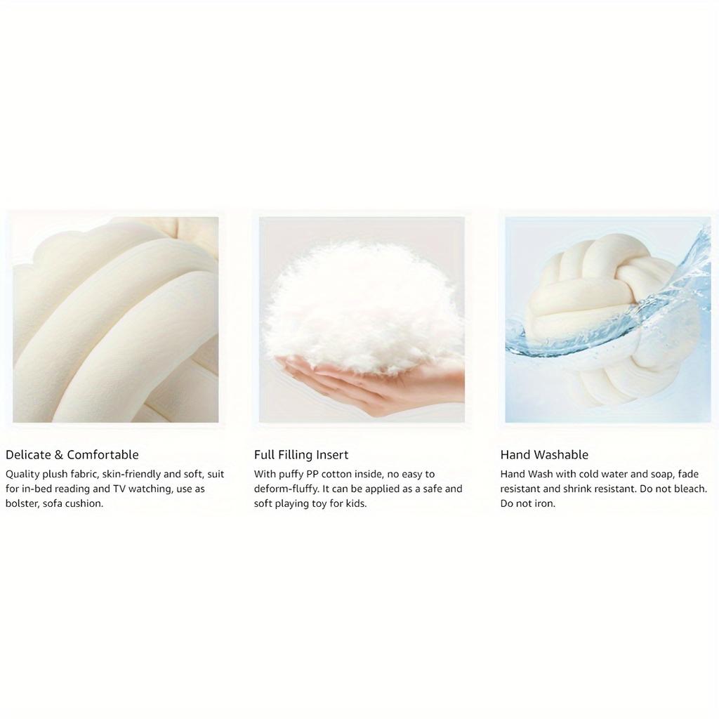 1 шт. Подушка-узел в стиле ар-деко с полосками, ручной работы, мягкая, из полиэстера и хлопка, современная, уютная, декоративная подушка для дома и дивана