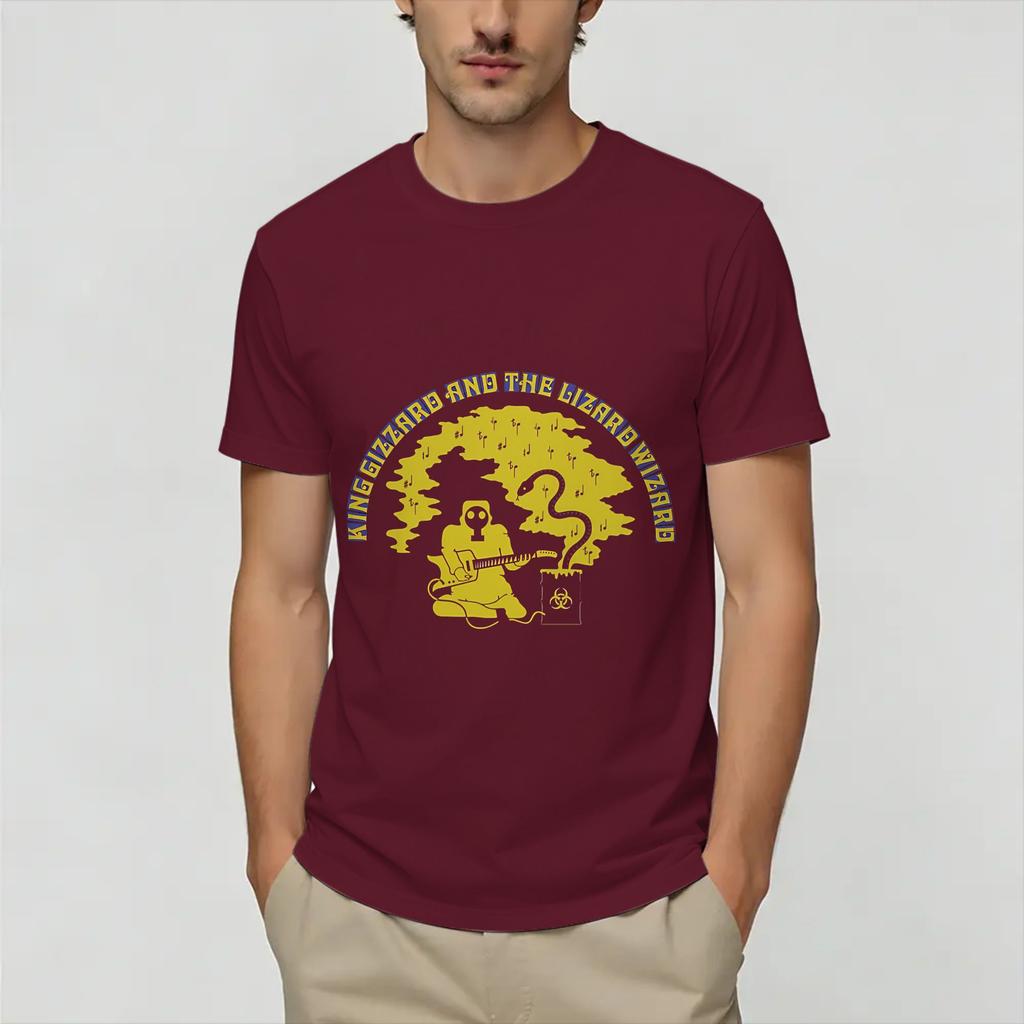 Unisex TShirts King Gizzard And The Lizard wizard Vintage Cotton Tees Short Sleeve T Shirt Crew Neck Clothing Plus Size