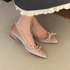 Fashion 2024 Women Ballet Flats Shoes Spring Summer New Casual Walking Loafers Pointed Toe Women Designer Lightweight Slip On Sneakers