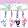 Cartoon Style Silicone Keychain Pendant For Students And Couples Cute Souvenir Gift For Bags And Cars