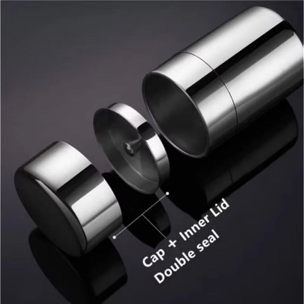 Odor Proof Double Deckel Tea Tins Airtight Double Lids Tea Storage Box  Kitchen Organization