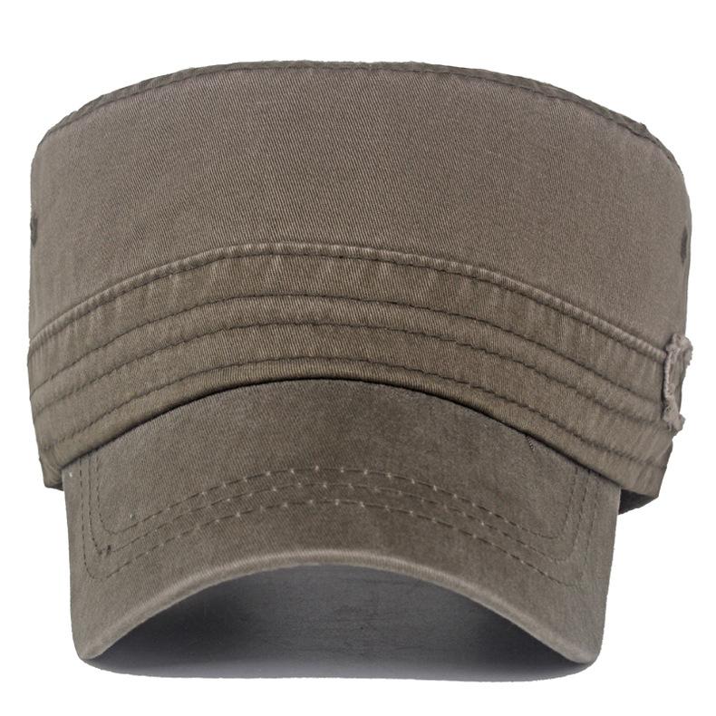 Men Flat Sun Hat Cotton Military Caps Outdoor Baseball Cap Trucker Cap Captain Cap Men Cadet Army Cap