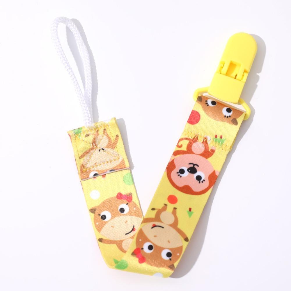 Мультяшная соска-цепочка, лента, пустышка, зажим, милый детский зажим для соски