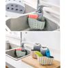 Multi Purpose Kitchen Sink Hanging Basket Hygienic Drain Basket for Kitchen and Bathroom with Adjustable Hanging Designs