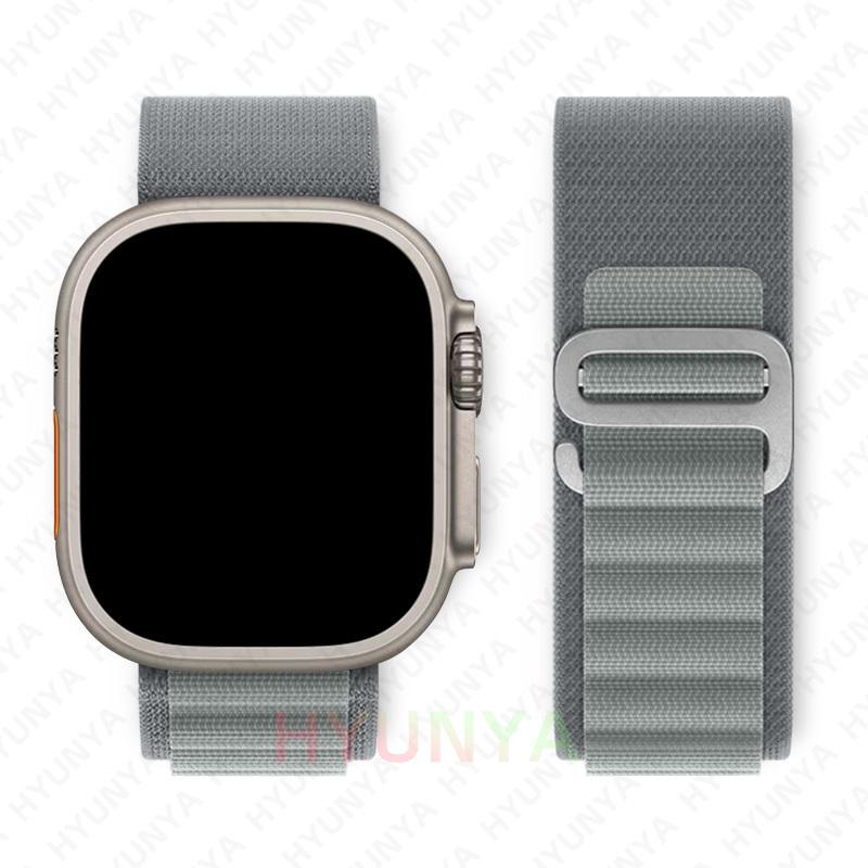 Альпийский ремешок для Apple Watch Band Series 10 9 8 7 SE Ultra 2 41мм 42мм 45мм 46мм 49мм 40мм 44мм IWatch Correa Ремешок Браслет