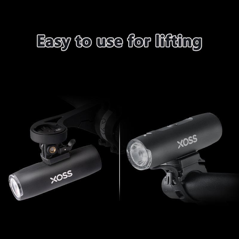 Bike Front Light Xl1200 Waterproof Type-C Rechargeable Front Lamp Bicycle Light Aluminum Ultralight