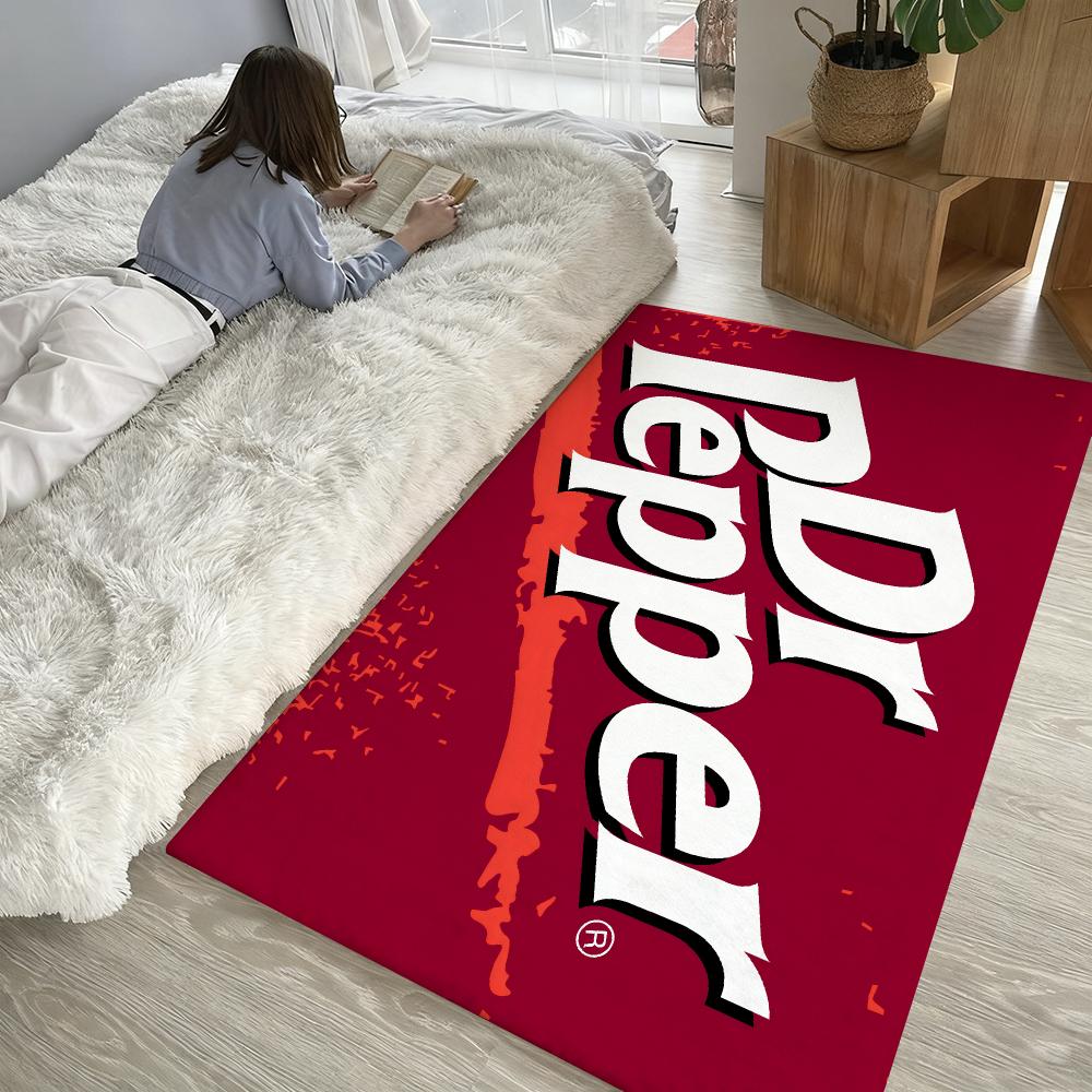 Dr Pep-per Floor Mat Soft Thickened Absorbent Non-Slip Bedroom Living Room Door Mat Home Decor Flannel Rugs