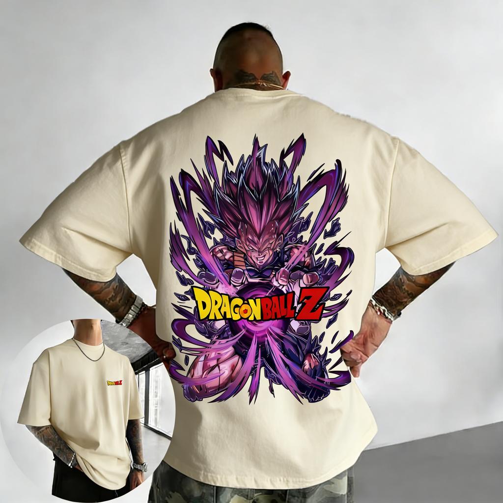 Dragon Ball Модные Горячие Товары Аниме Футболка Летняя Новая с Принтом Веджеты Мужская и Женская Модная Универсальная Свободная Повседневная Майка