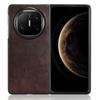 Для Mate X6 Litchi Grain Leather Skin Pattern PU и PC Book Cover Для Mate X6 Противоскользящая защитная задняя крышка