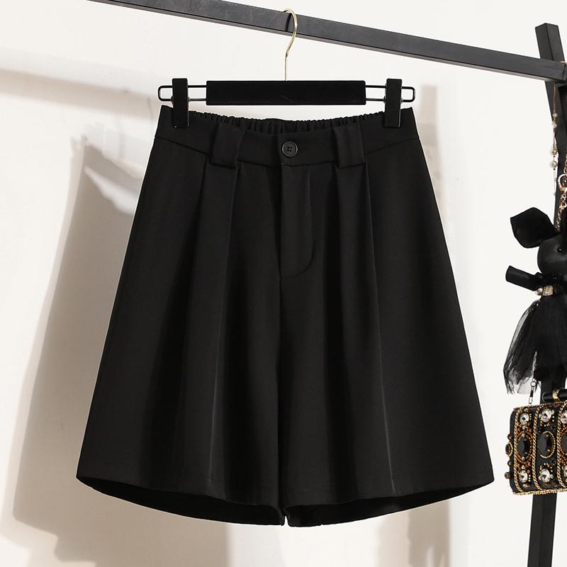 Dimanaf 2022 Большие размеры, летние шорты, брюки с высокой талией, женские свободные повседневные женские повседневные брюки, базовые брюки, брюки 5XL