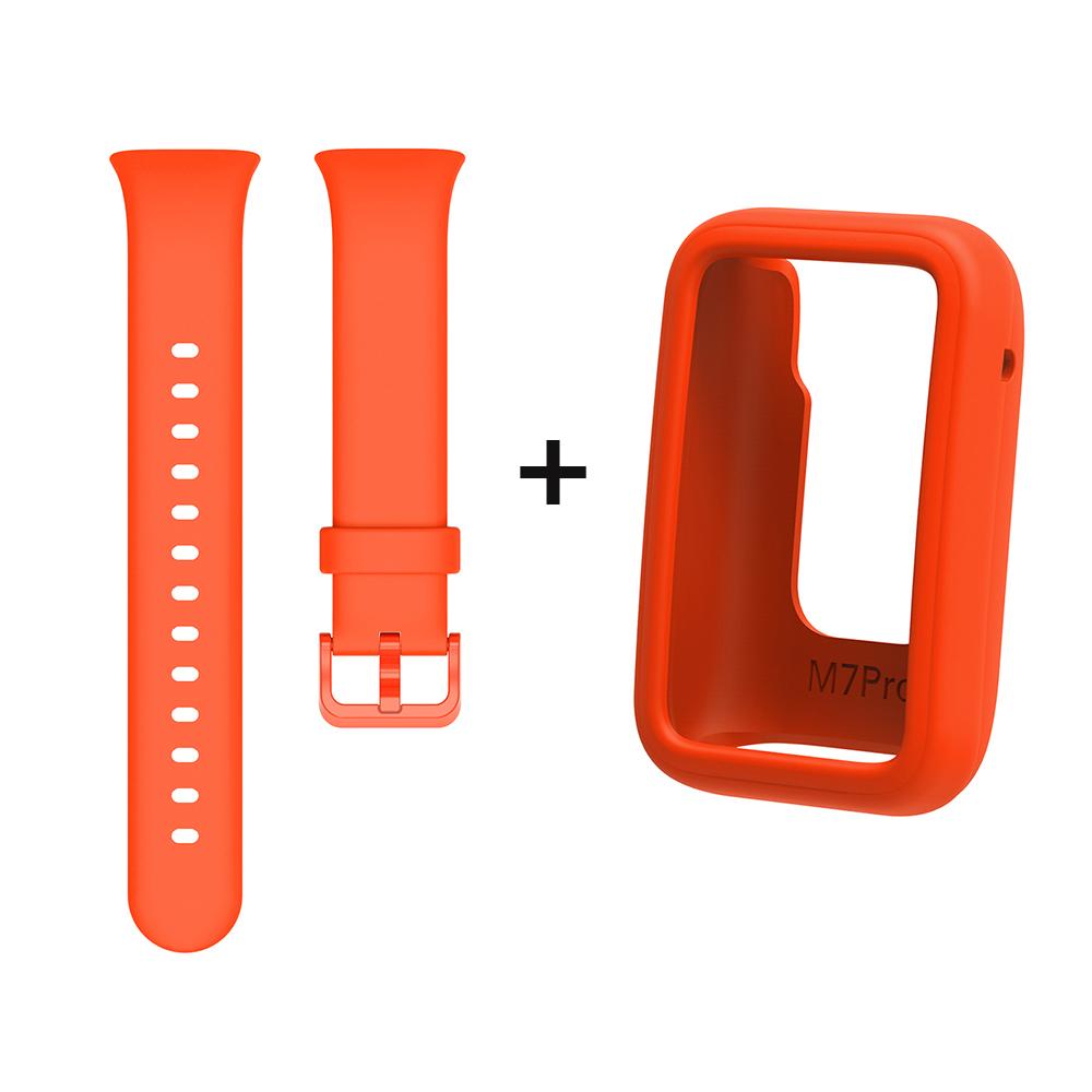 Силиконовый чехол для часов + ремешок для Xiaomi Mi Band 7 Pro Аксессуары для браслета