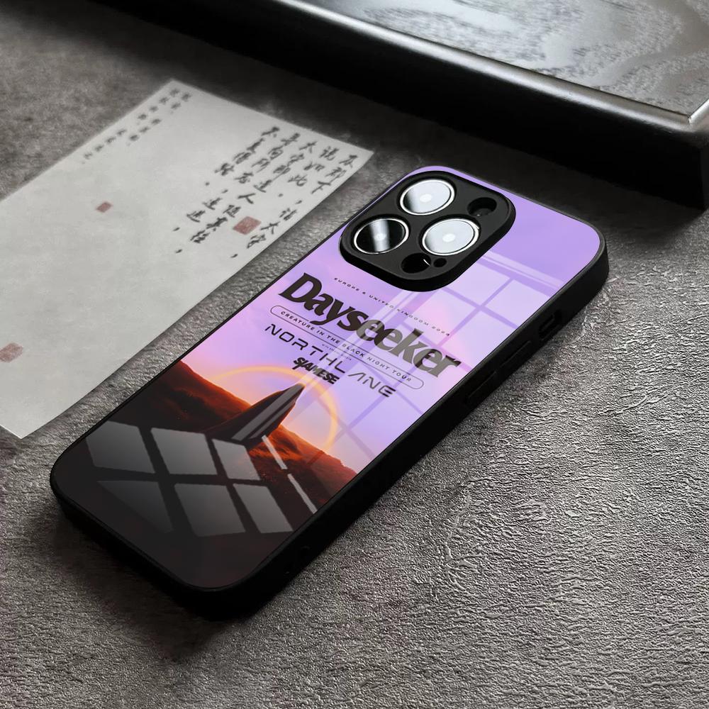 Чехол для телефона с ремешком Dayseeker для 17 Pro Max IPhone 16 Pro 15 12 11 13 Mini X XR XS 14 Plus SE Стеклянная крышка