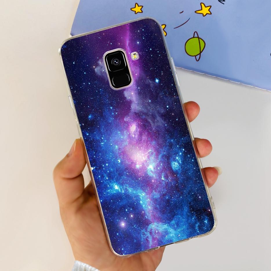 Чехол для Samsung Galaxy A8 Plus 2018 SM-A730F Роскошный Расписной Чехол Мягкий Силиконовый Чехол для Телефона Для Samsung A8 2018 A530F A8+ Бампер
