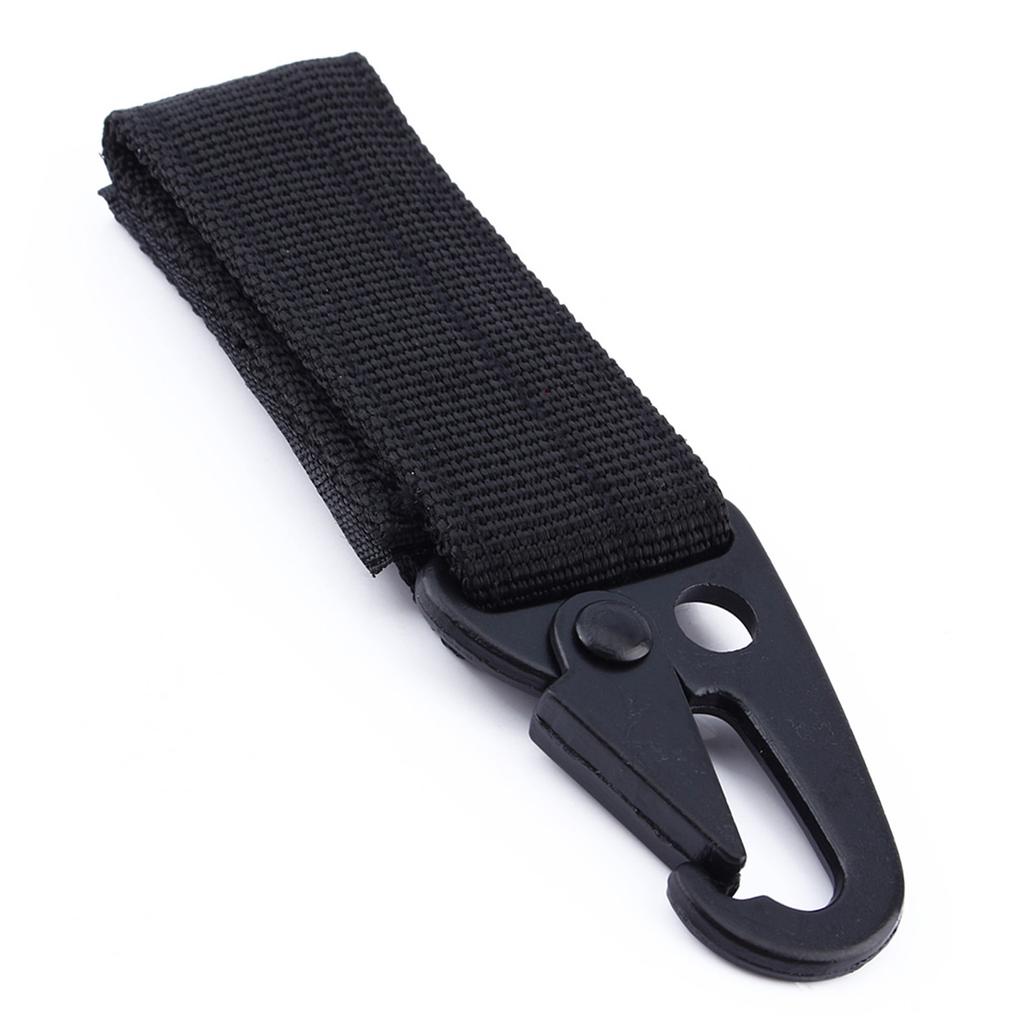Outdoor Tactic Nylon Key Hook Webbing Molle Buckle Hanging Belt Carabiner Clip