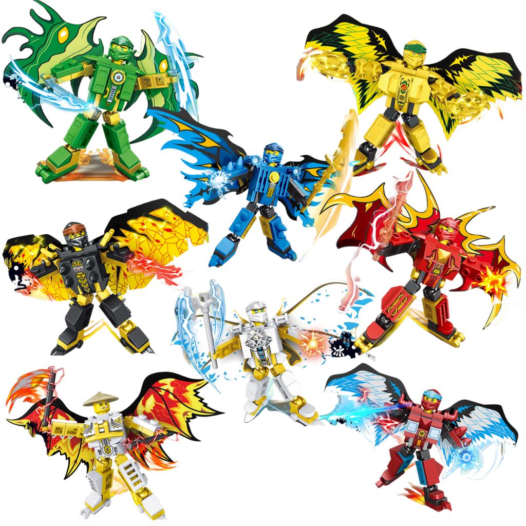 Ninja War Machine Lloyd War Armor Mech Мини-модель Фигурка Строительные блоки Совместимые мультфильмы Аниме Города Детские игрушки Подарки