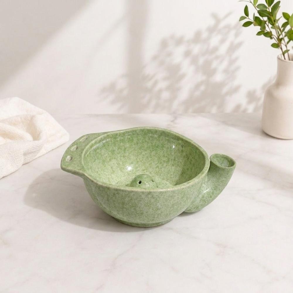 Self Spinning Automatic Fruit Washing Bowl Drainage Hole Self-Rotating Fruit Cleaner Kitchen