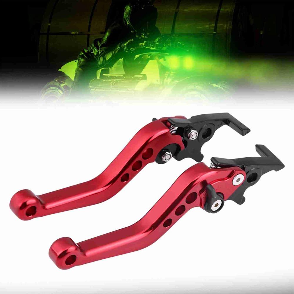 2pcs 6-Position Adjustable Brake Clutch Levers CNC Aluminum Modified Brake Lever For Modification