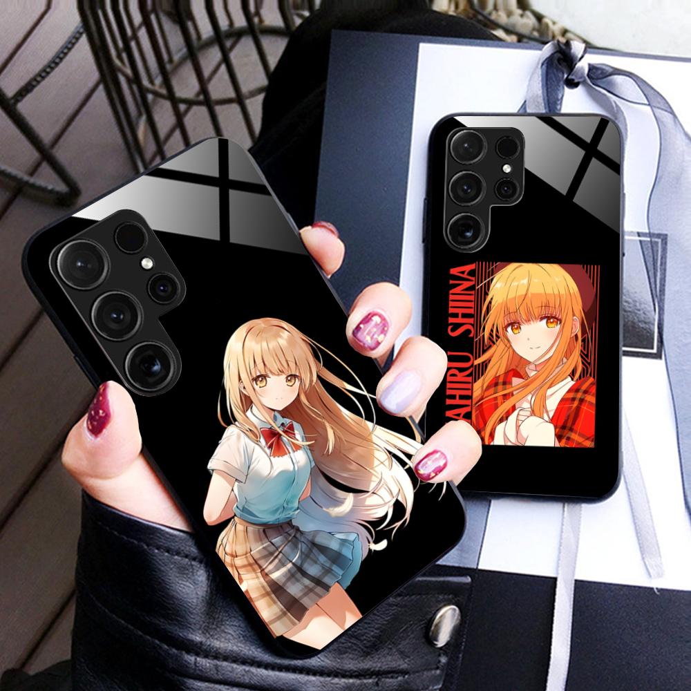 Чехол для телефона Angel Mahiru Shina для Samsung Galaxy S26 S25 S24 S23 S22 S21 S20 Note20 Plus FE Ultra Защитная крышка из стекла