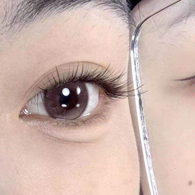 Natural-Looking, High-Intelligence False Eyelashes! Glue-Free Black-Brown False Eyelashes for Grafting, Clear and Soft Mist-Like Temperament Eyelashes