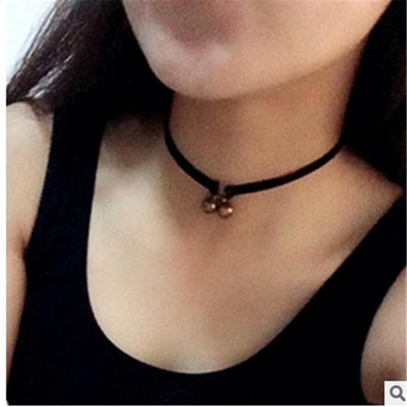 Ожерелье на ключицу из бархатного кружева - женское чокер в стиле панк-лолита