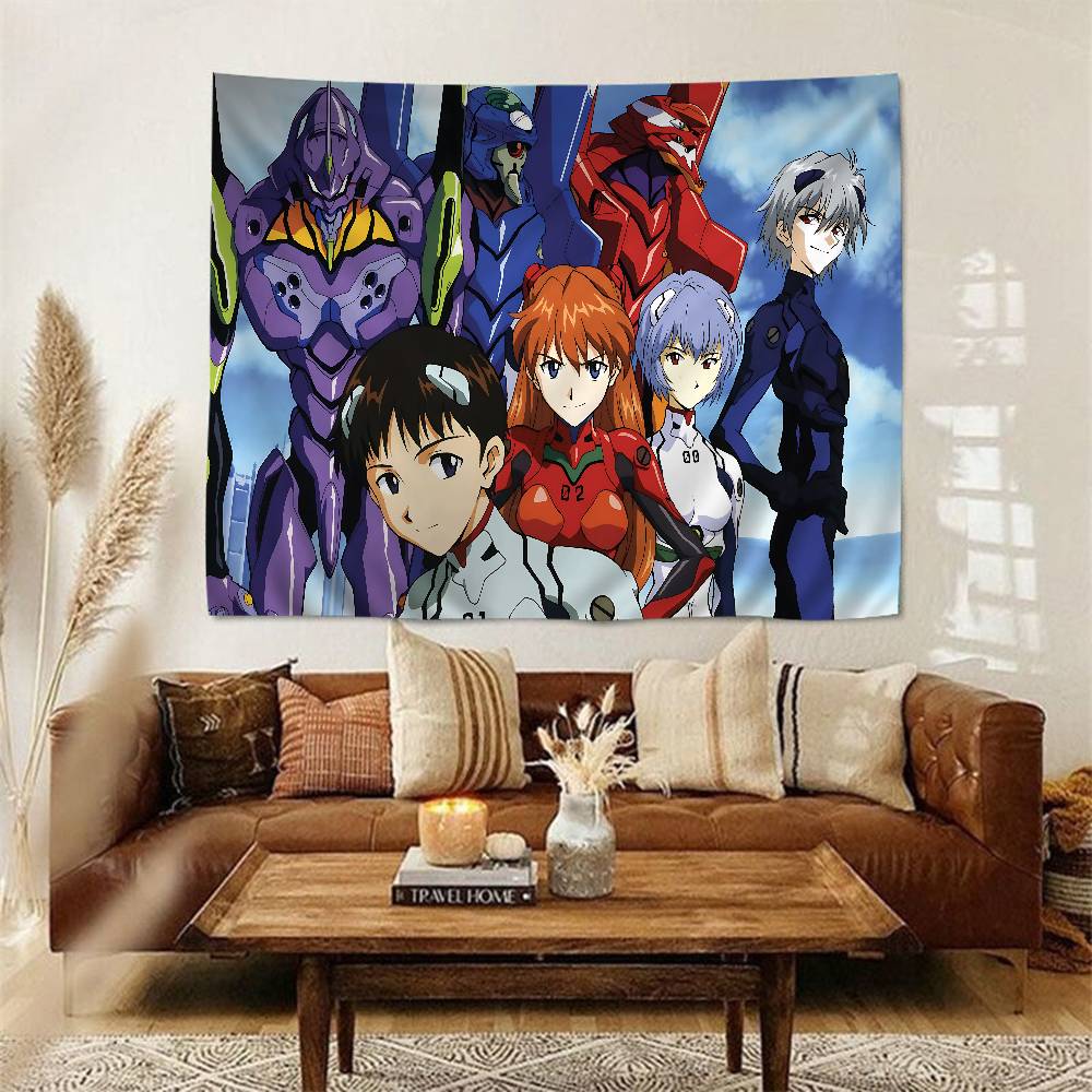 Hot NNeon GGenesis EEvangelion DIY Wall Tapestry for Living Room Home Dorm Decor Wall Art Decor