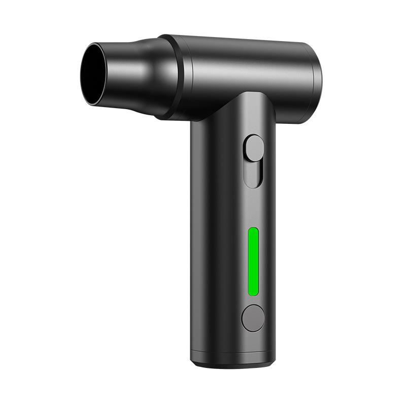 J05 Turbo Handheld Mini Fan: Wireless Hair Dryer & Power Display with Brushless Motor