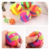 Light Up Dog Ball Glow In The Dark Dog Squeaky Toy Bounce Activated Toy Pet Ball For Dogs Cats Puppy Easy To Clean