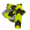 5cm*25m Arrow Reflective Safety Tape Fluorescent-Yellow-Black Reflectors Sticker Waterproof Outdoor Conspicuity Film For Vehicle