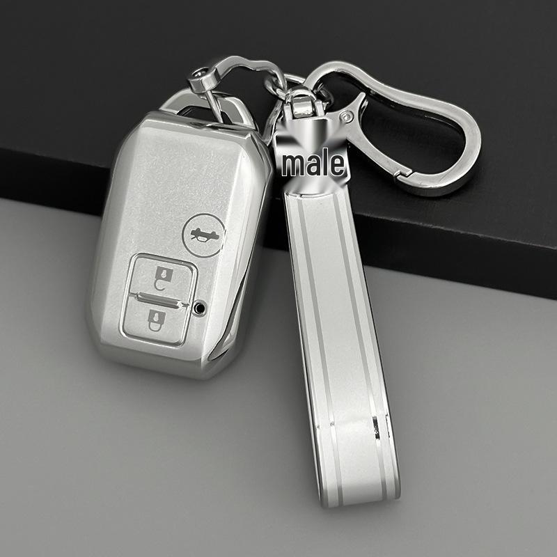 Мягкий резиновый чехол для ключа с золотой окантовкой для Suzuki Jimny