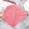 Warm Solid Center Cross Knot Bandanas Hair Scarfs Knitting Turban Cap Turban Headband
