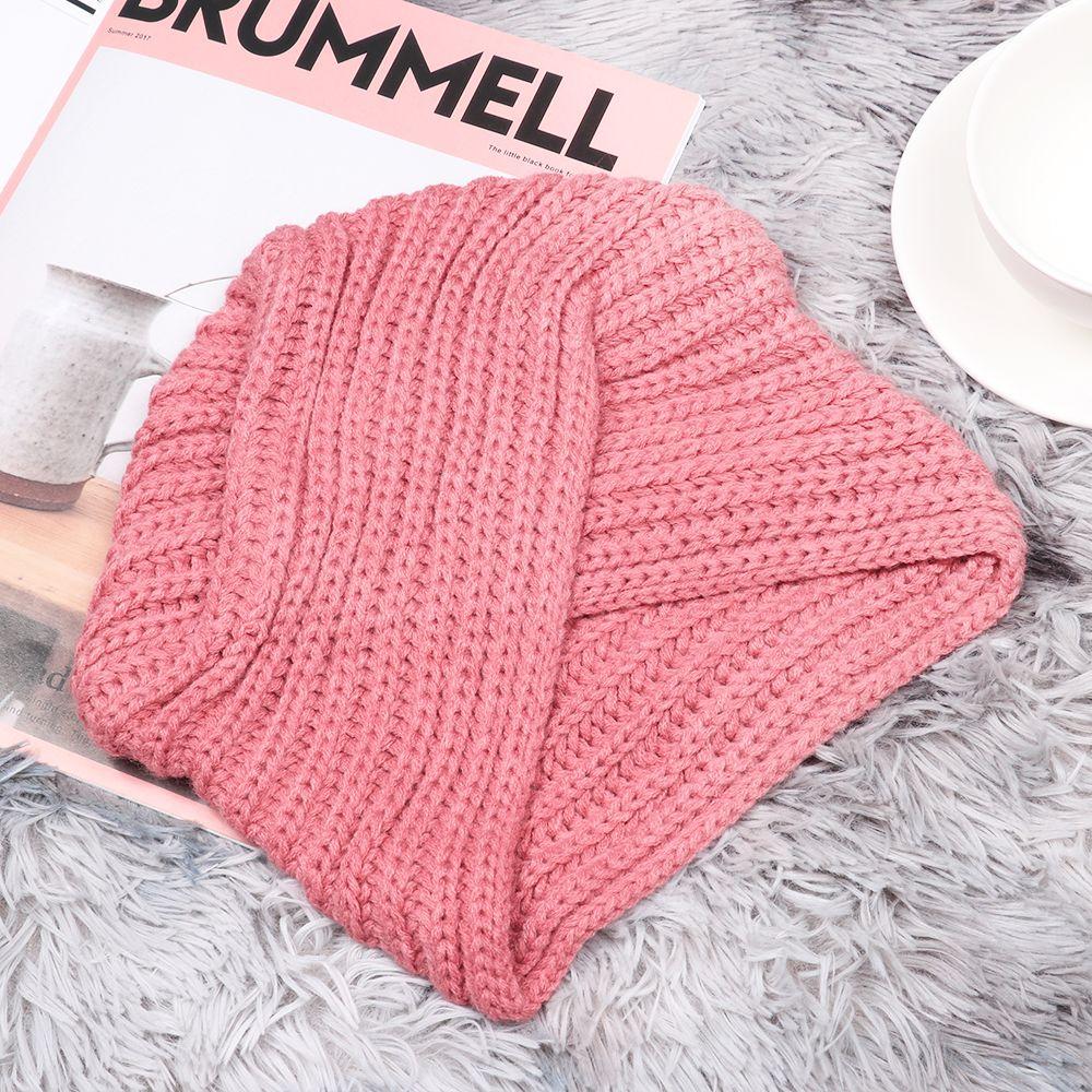 Warm Solid Center Cross Knot Bandanas Hair Scarfs Knitting Turban Cap Turban Headband