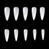 Nail Tips 500pcs No Crease Short Stiletto False Nail Tips Nails Manicure Nail Art Decoration Extension Tools with Gel